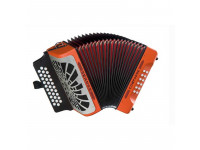 Hohner Compadre FBBEB Laranja Silver Grill Hohner Compadre FBBEB Laranja Silver Grill